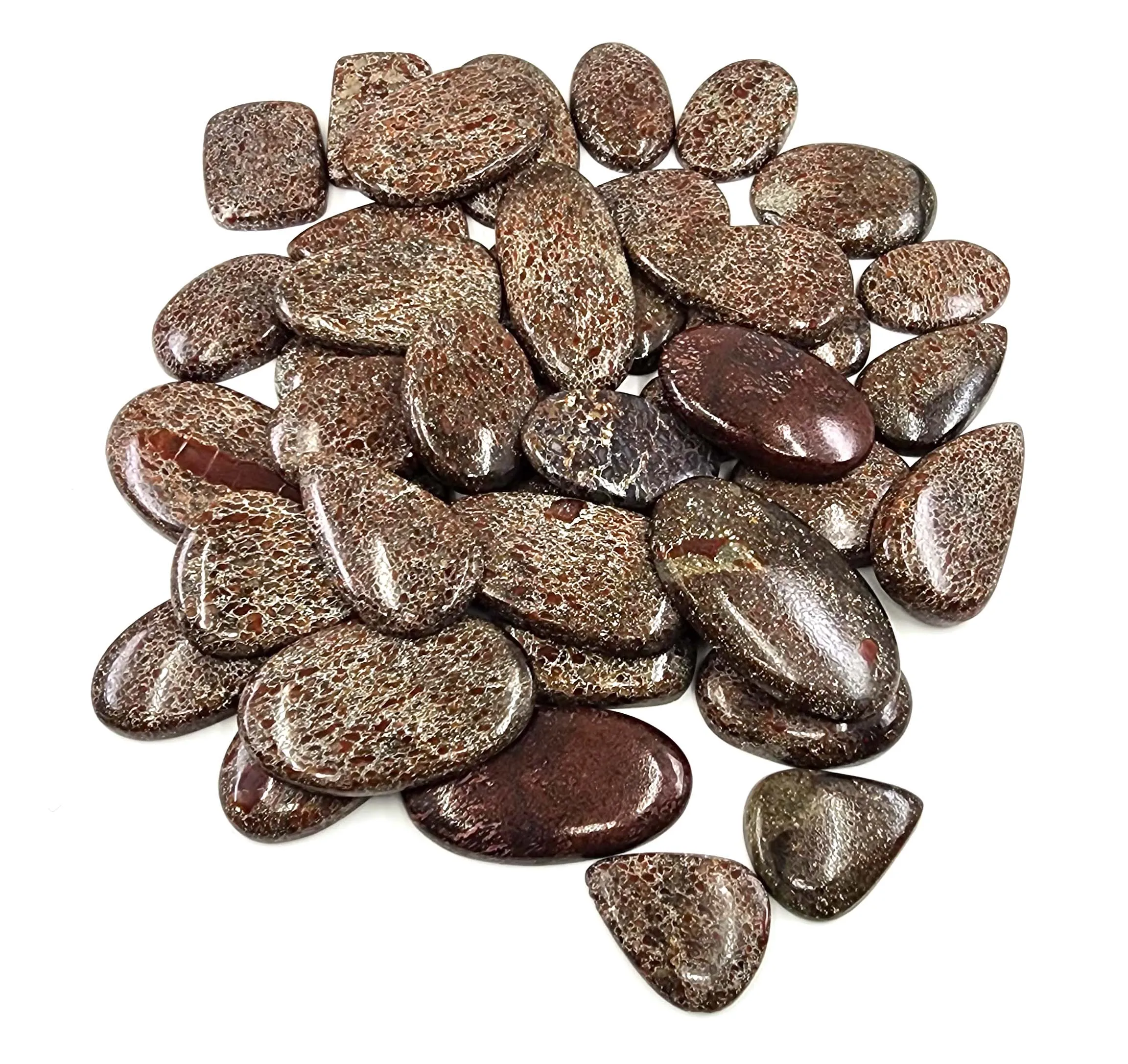 Natural Dinosaur Bone Cabochon Loose Gemstone Lot Dinosaur Bone Gemstone cabochon For Pendant  Wire Wrap Jewelry Making