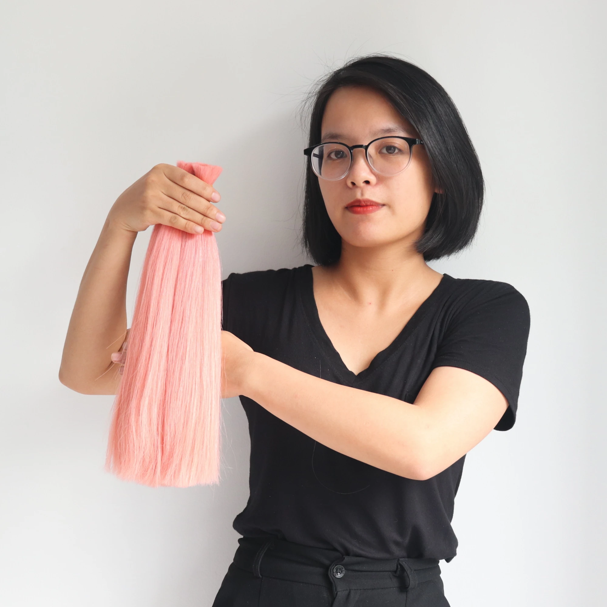 Top Quality Wholesale 100% Vietnamese Raw Cuticle Aligned Bulk Hair Extensions Double Drawn From Az Hair Vietnam