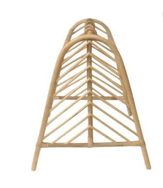 Eco Friendly Rattan Baby Activity Gym  Hanging Toys Wooden Baby Gym Play Mat Toddlers Infants Bedroom Room Daycare Baby Play Gym