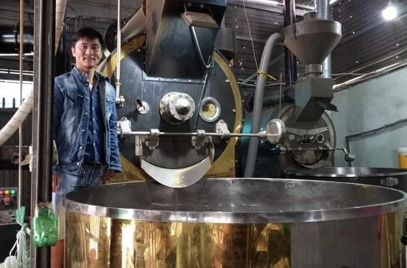 Ultra Stainless Steel 5Kg Hot Air Coffee Roaster with chaff collector