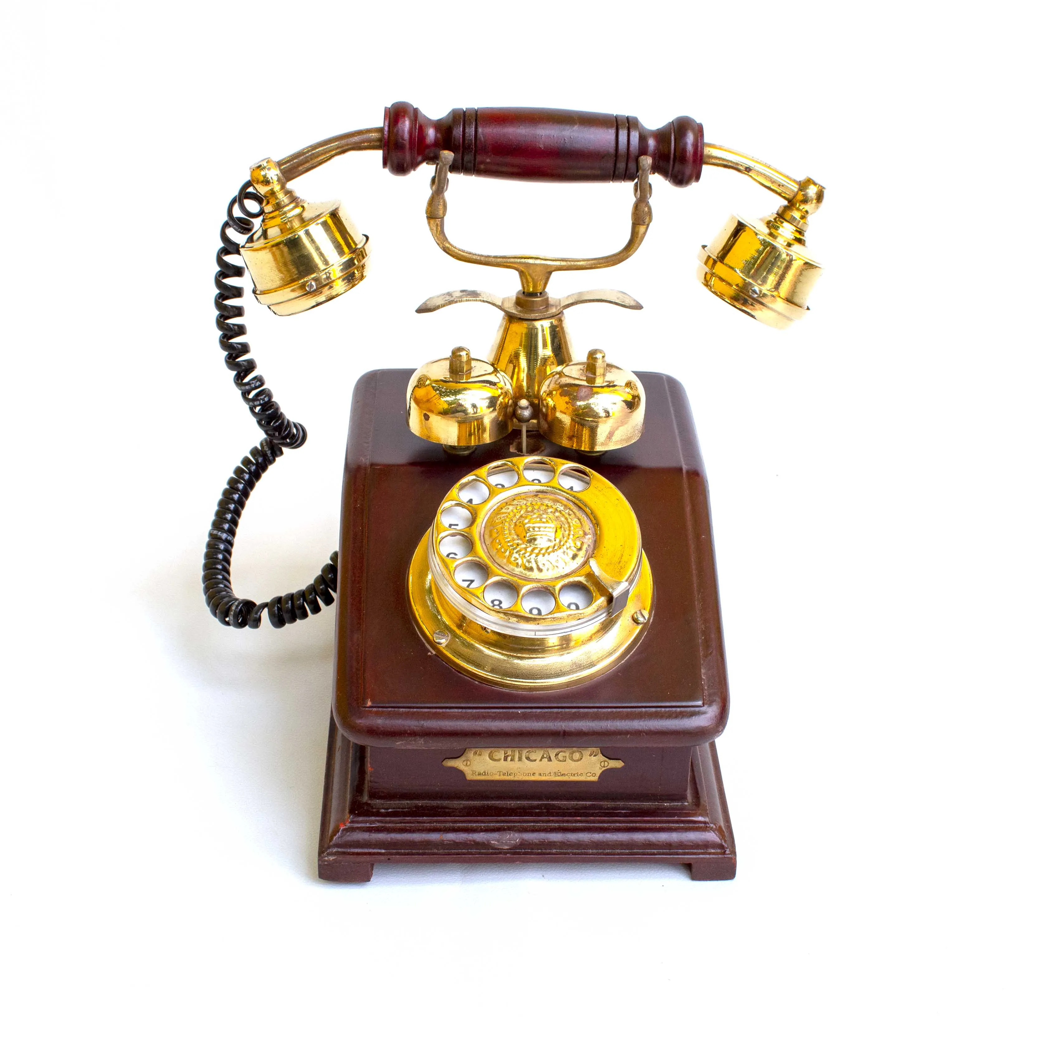 old style telephone made brass nautical home decoration living room telephones best decor tableware vintage gold finishing