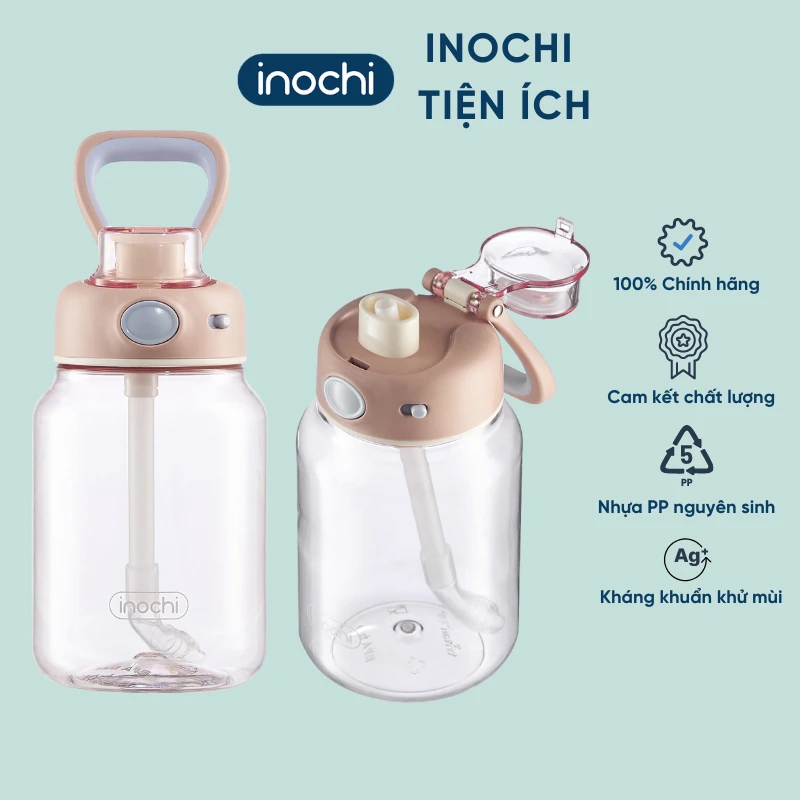 Hot Sale For New Design Baby water Bottle From Vietnam Non- BPA Safe Plastic With Handle and Straw
