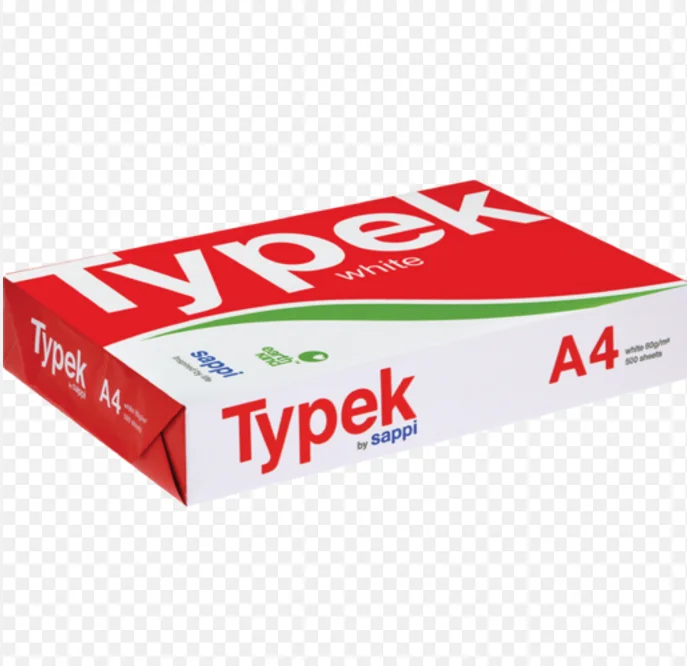 Typek A4 Copier Paper /TYPEK A4 White Copier Paper 80gsm/a4 size paper 210 x 297 mm 500 sheets Per ream per Box