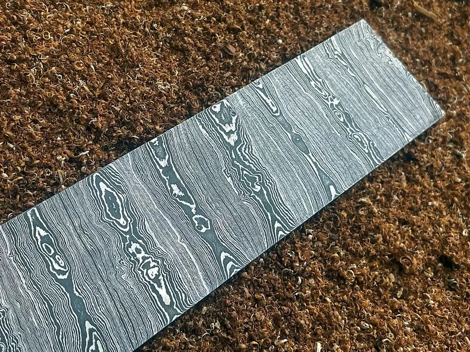 Высокое качество ручной работы по индивидуальному заказу из дамасской стали пустой Заготовка Нож из дамасской стали пустой заготовка для изготовления ювелирных изделий ножи