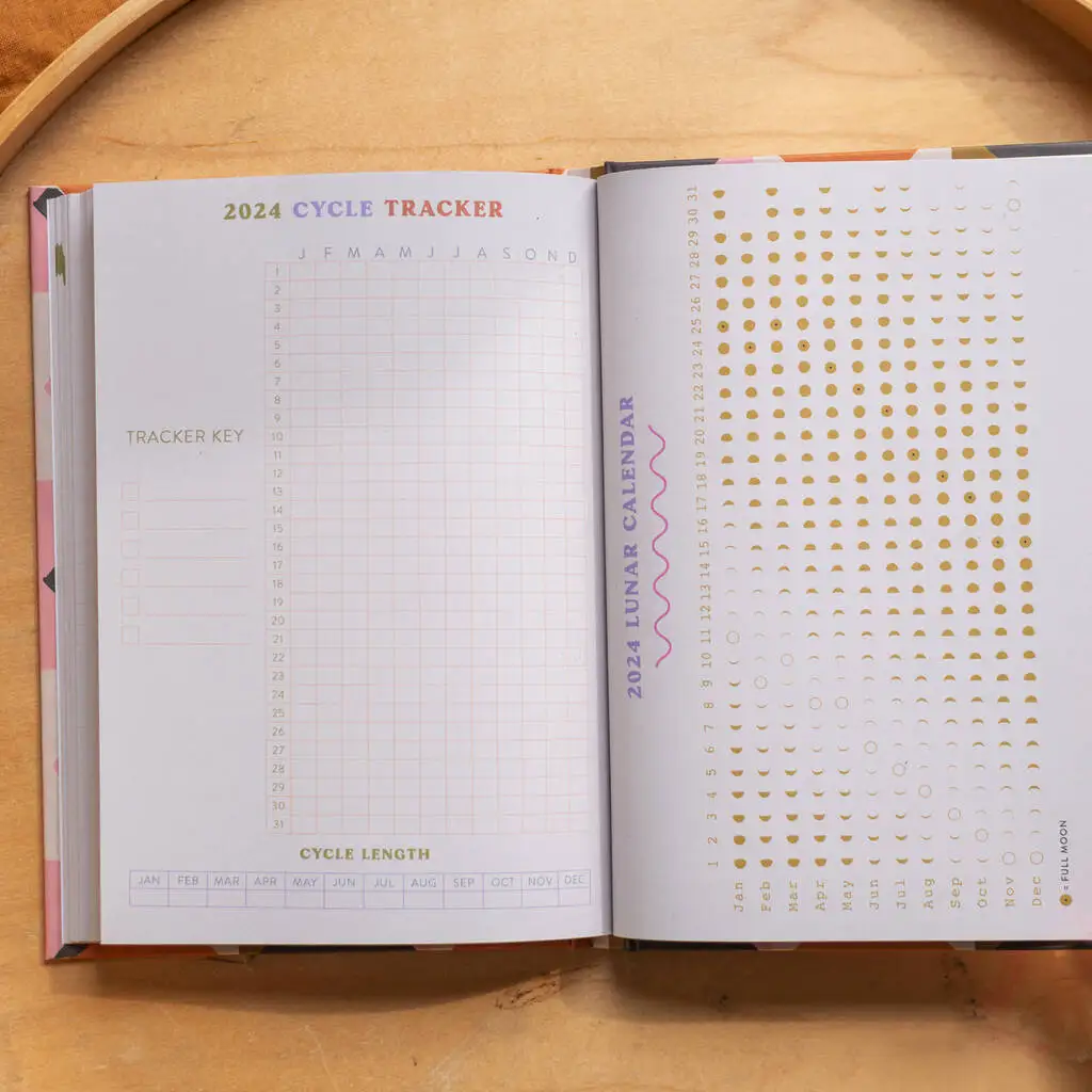 LABON Custom Organizer 2024 Personalized Diary A5 Hardcover Week Notebook Yearly Planner