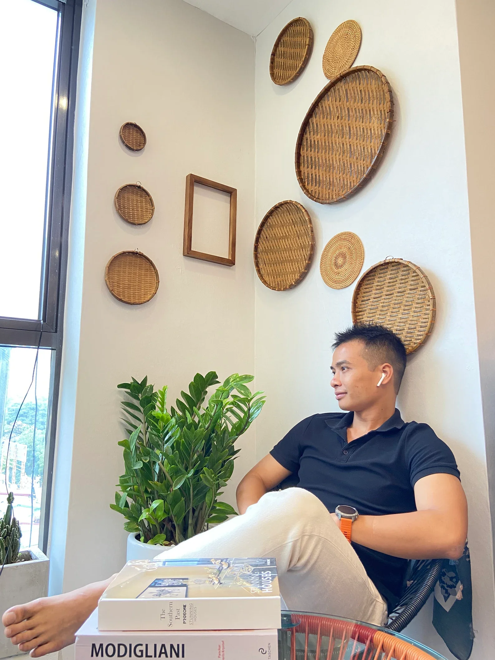 Wholesales Top Choi Amazon 2022 Boho Wall Basket Set Perfect for trendy home decor all natural made in Vietnam