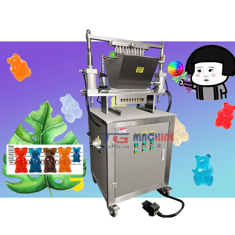 Superior performance Automatic operation jelly gummy candy filling machine  vitamins gummy bear machine