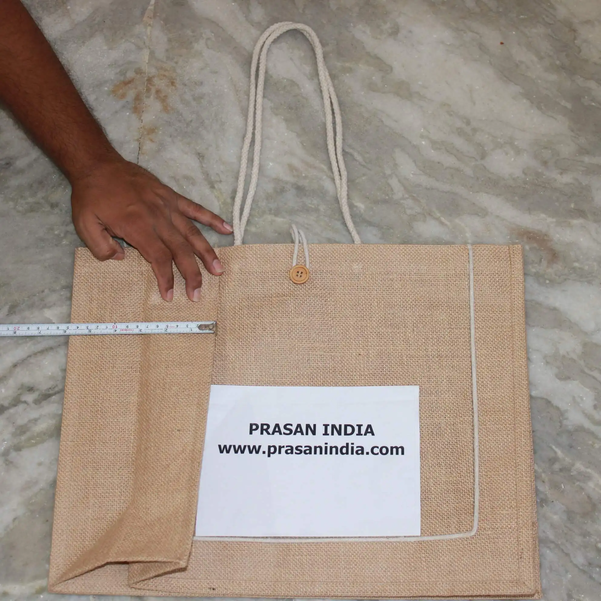 Jute Bag Eco friendly Natural Color Reusable Burlap Tote Bag for Sale Gift With Custom Logo High Quality Shopping bag