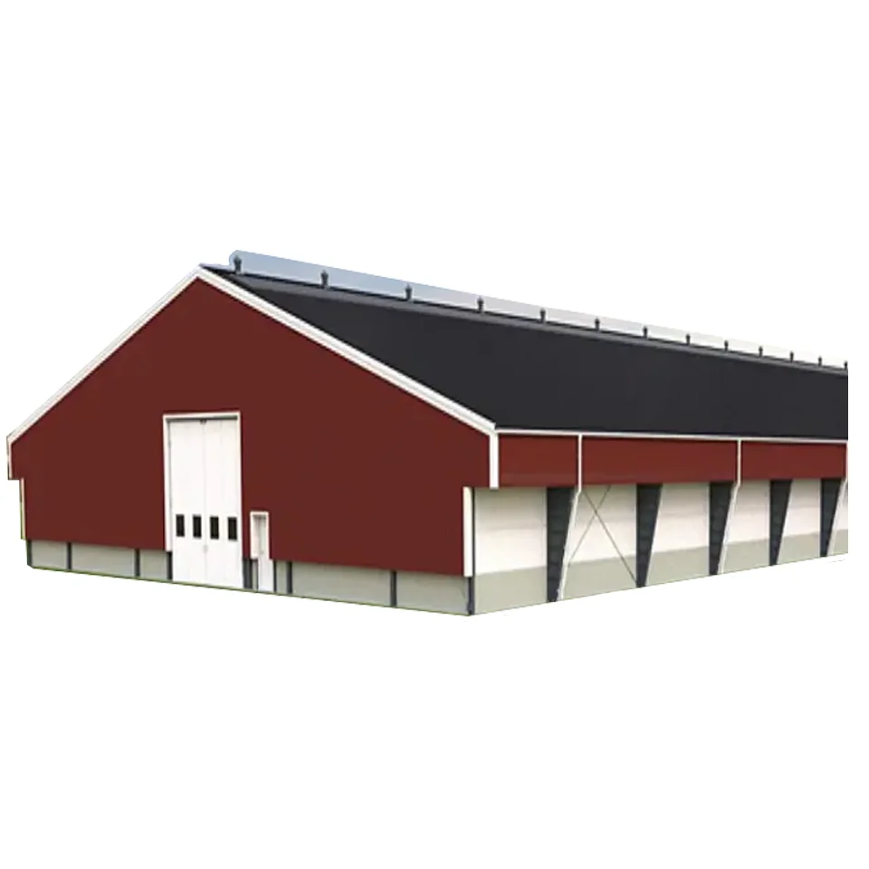 Легкий стальной птицефабричный домик сельскохозяйственные материалы полная эксплуатационная стойка курятник промышленная цена для 1000