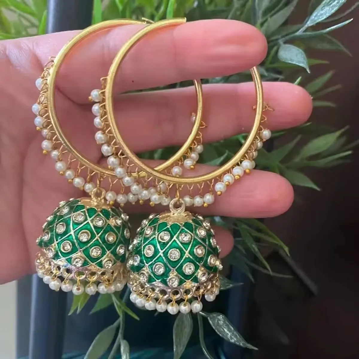 Punjabi Jhumka, Gift For Girls, Wedding Favor Girls Fashion, Chand Baliya, Favors, Tops, Jhumka, Weddings, Jewelry, Return Gift