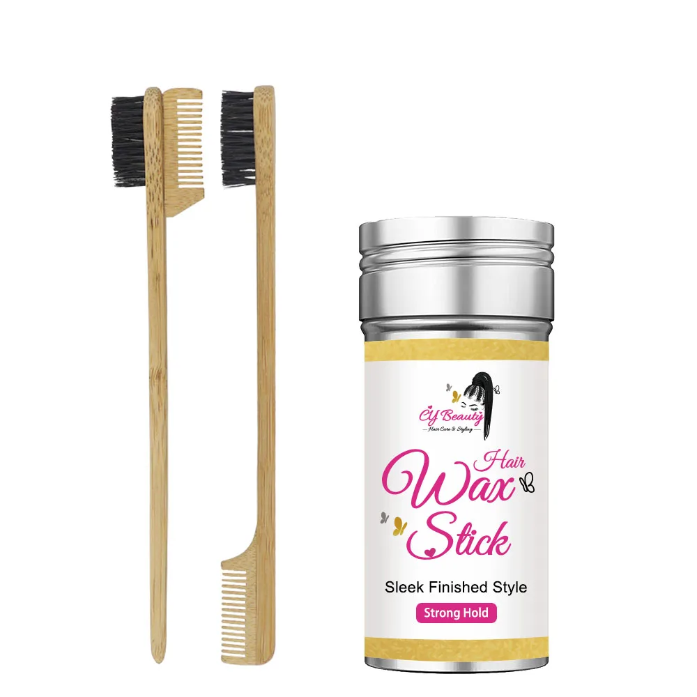 Hair wax stick keep the edge control make the hair look neat non -greasy style