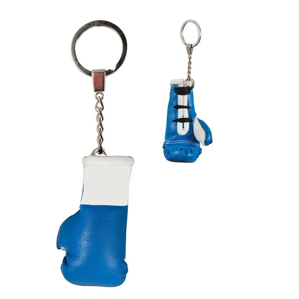 Selling boxing Gloves keychain for car bags  new Designs Your Custom Logo Leather Gloves keychains for sale