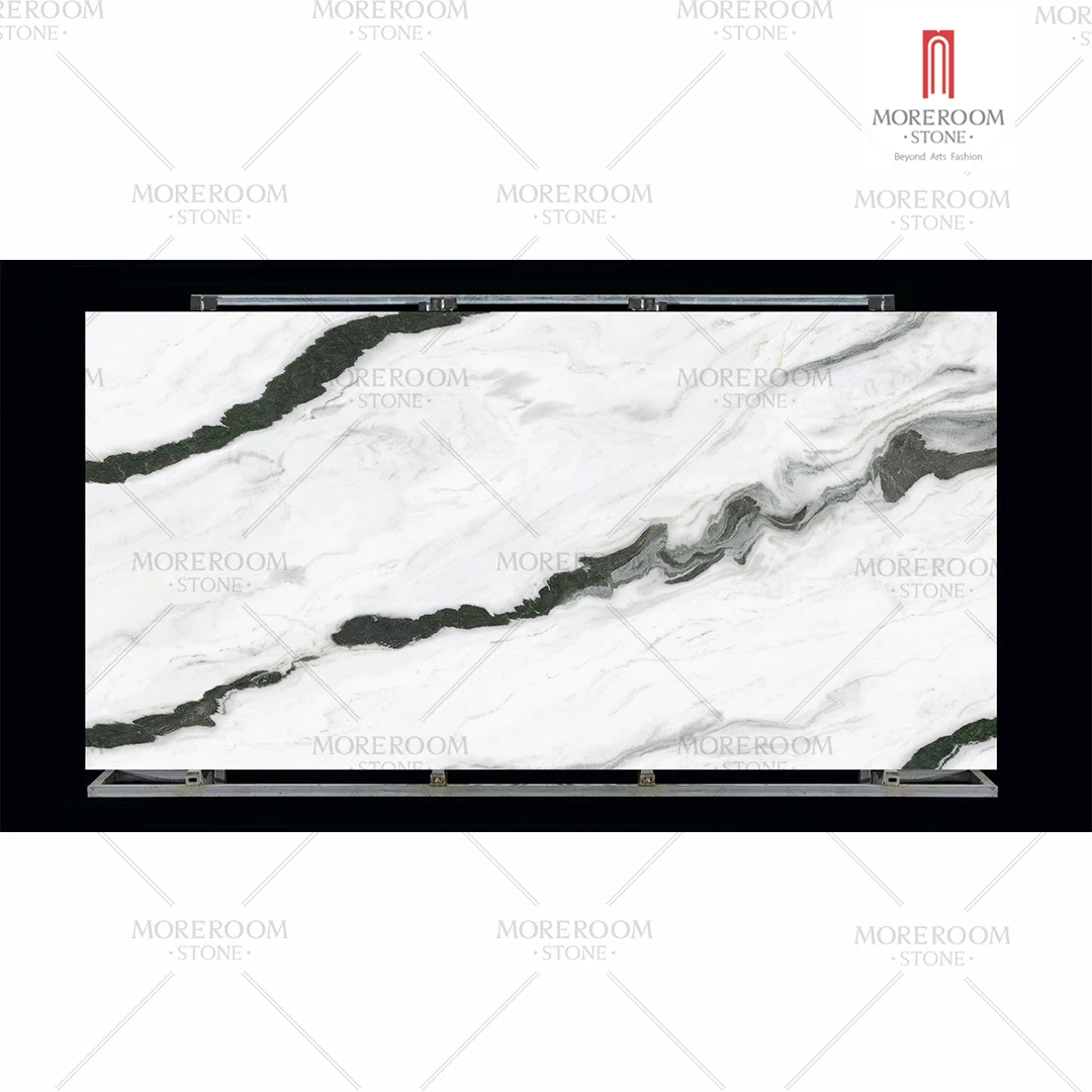 Hot Sale Panda White Marble Supplier  Porcelain Slabs  Floor Tiles