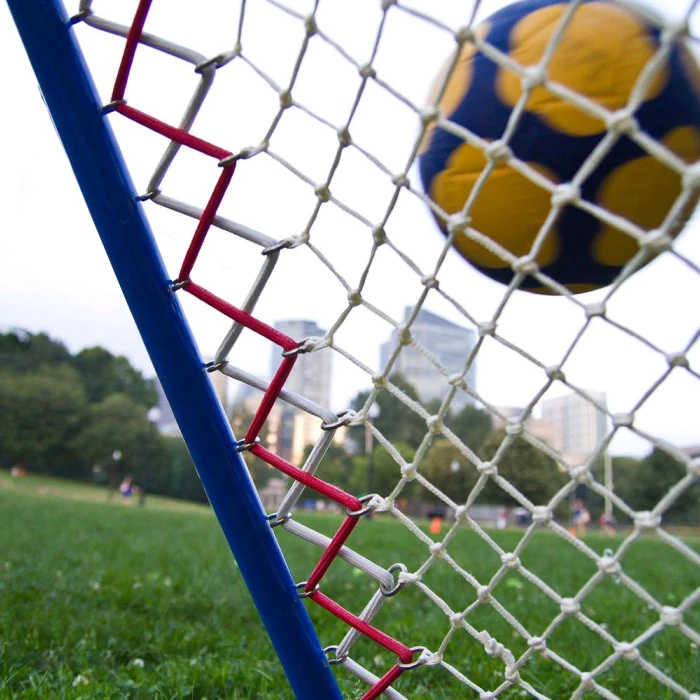 Double Trouble Rebound Net for Football and Netball Double sided Premium Quality Erratic rebound Bounce Training Aid Goalkeepers