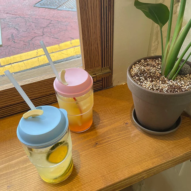 [Made in Korea] Plastic Hot/Cold Reusable Cup with Lid - 500ml (17oz)