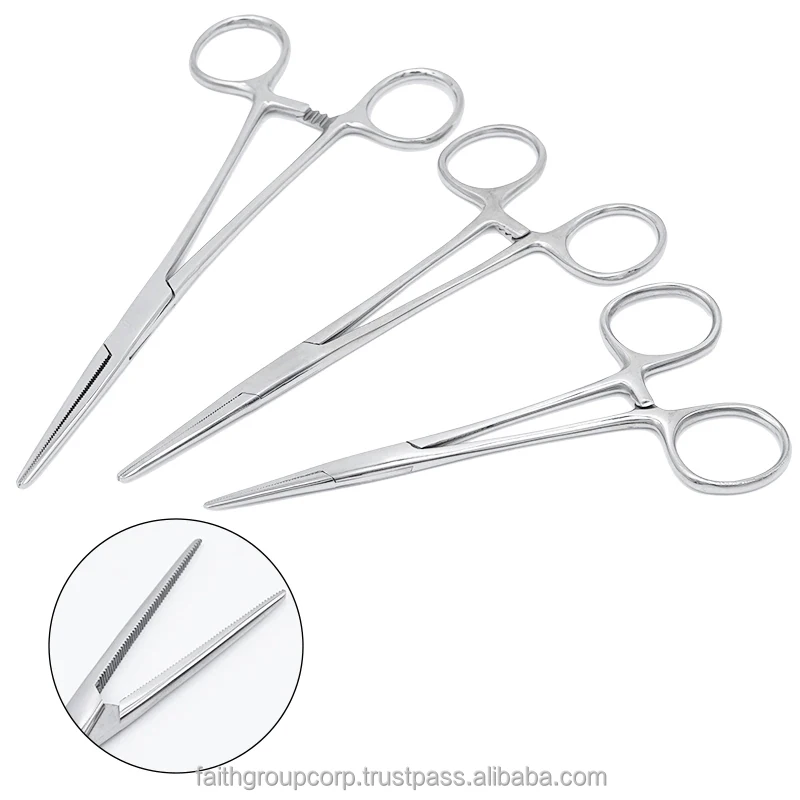 1 Pc Stainless Steel Hemostatic Clamp Forceps Surgical Forceps Surgical Tool Kit Locking Clamps Fishing Pliers