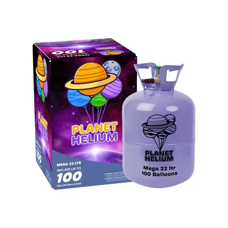 High Pressure 22 Liter Helium Gas for Balloons in Bulk Stock Made in Europe