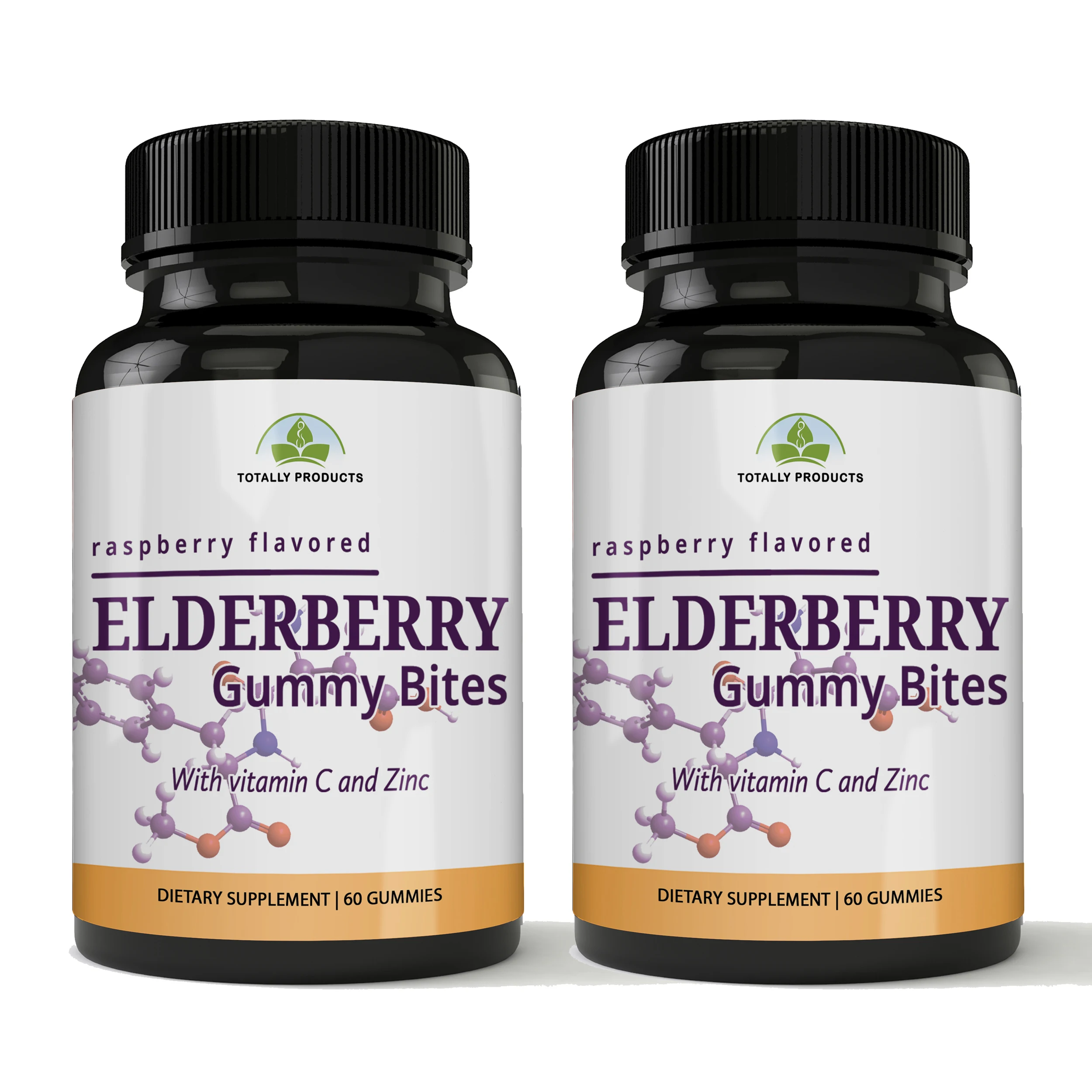 Widely Selling Health Supplement Elderberry Gummy Bites 60 Gummies