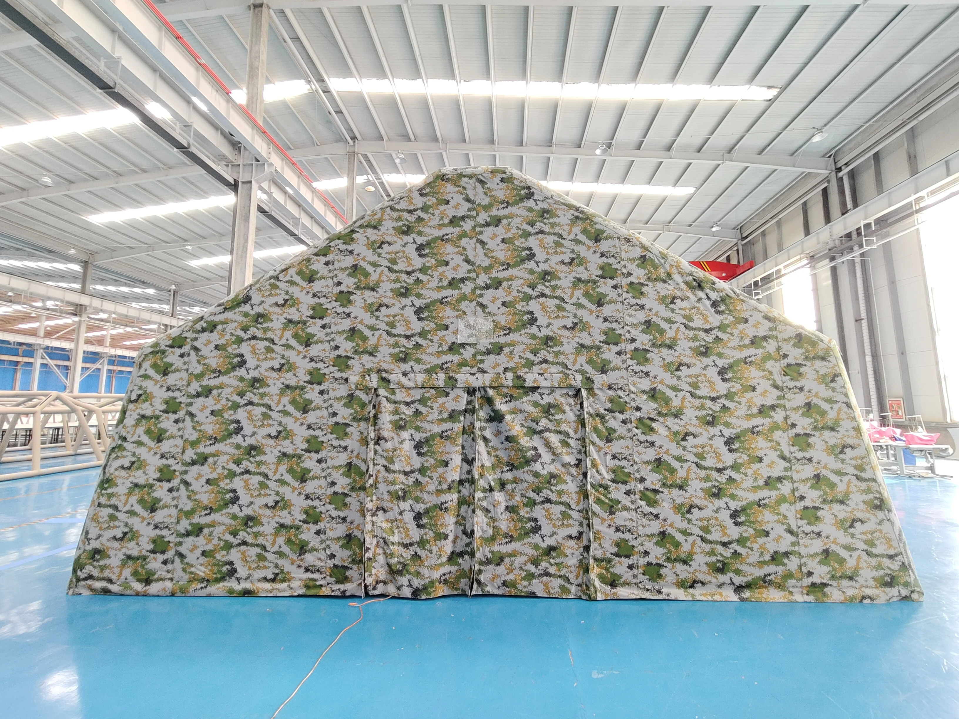 Free design Custom Green Large Canvas Cotton tarpaulin Camping Medical Inflatable disaster relief Tents