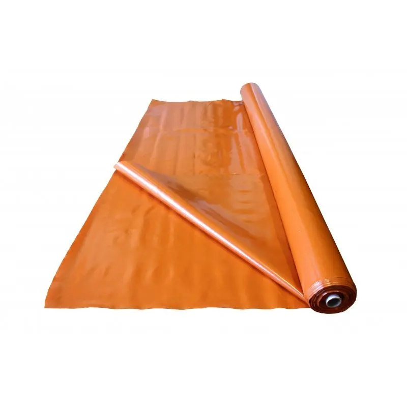 Plastic Packaging -  BUILDER FILM -  Orange High Impact 2m X 25m X 200um - Whosale in Bulk Vietnam High Quality
