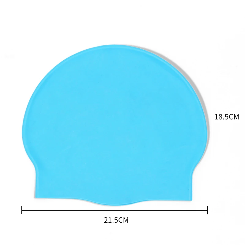 high quality swimming cap colored silkscreen printed silicon swim cap professional custom logo adult