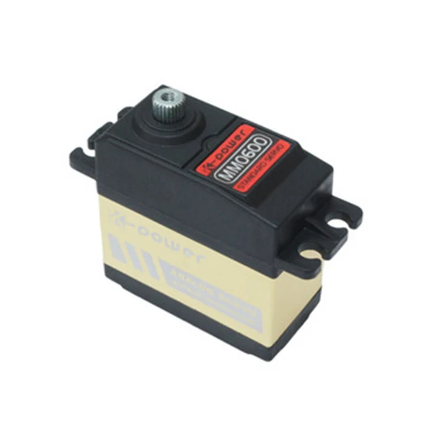 K-power 6.5kg Torque Analog Servo Aluminum Alloy Mid Case- Standard RC Metal Gear Servo Motor MM0600