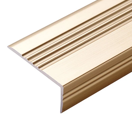 Factory direct sales anti slip aluminium edge trim step nose edging strip stair nosing