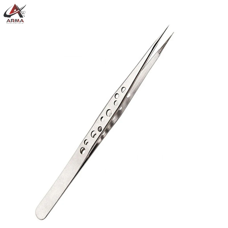 Stainless Non-Magnetic Eyelash Extension Tweezers Latest Design Good Quality Eyelash Tweezers