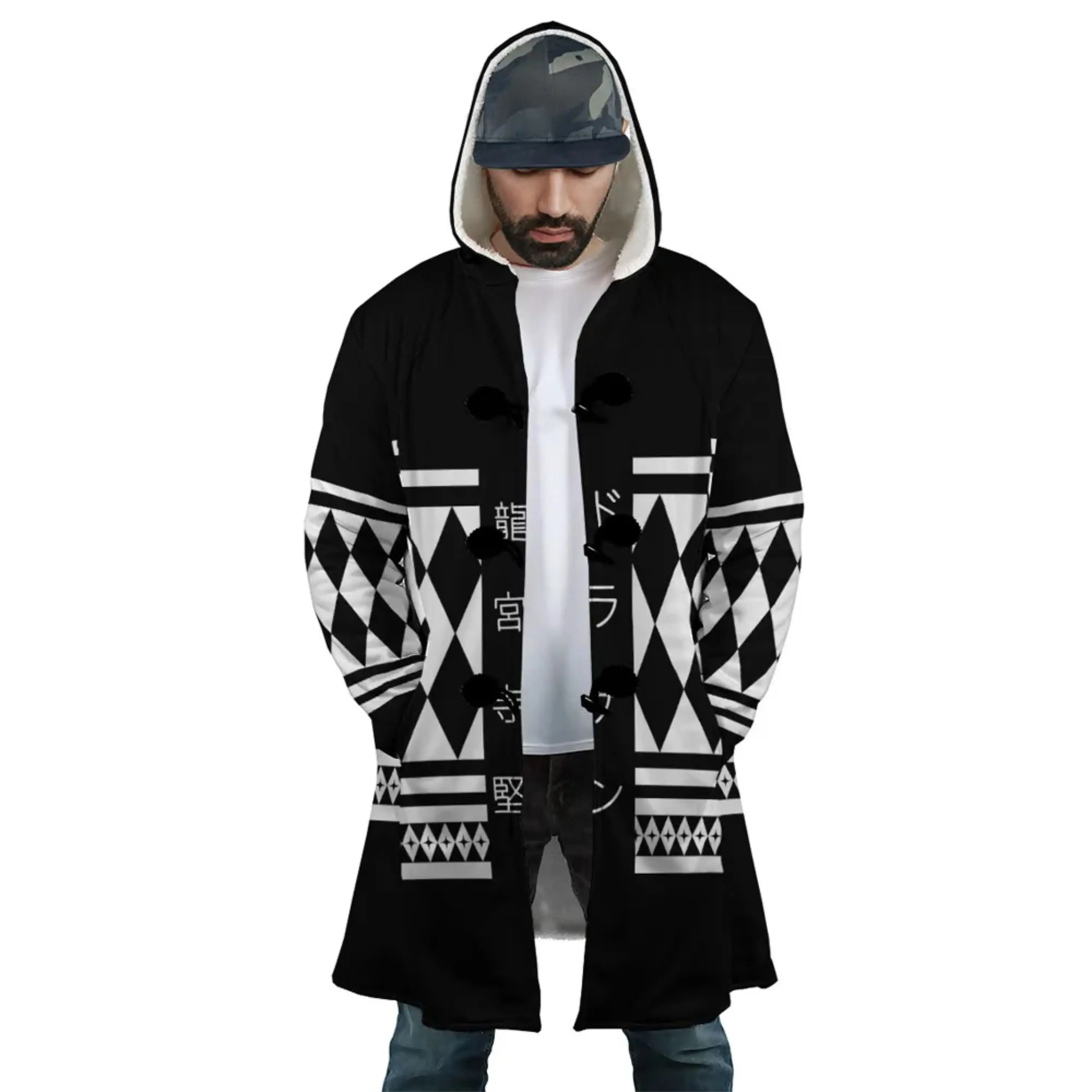 Premium Customizable Anime Hooded Coats - Unique Cosplay Jackets - Ideal for Anime Fans and Cosplay Events
