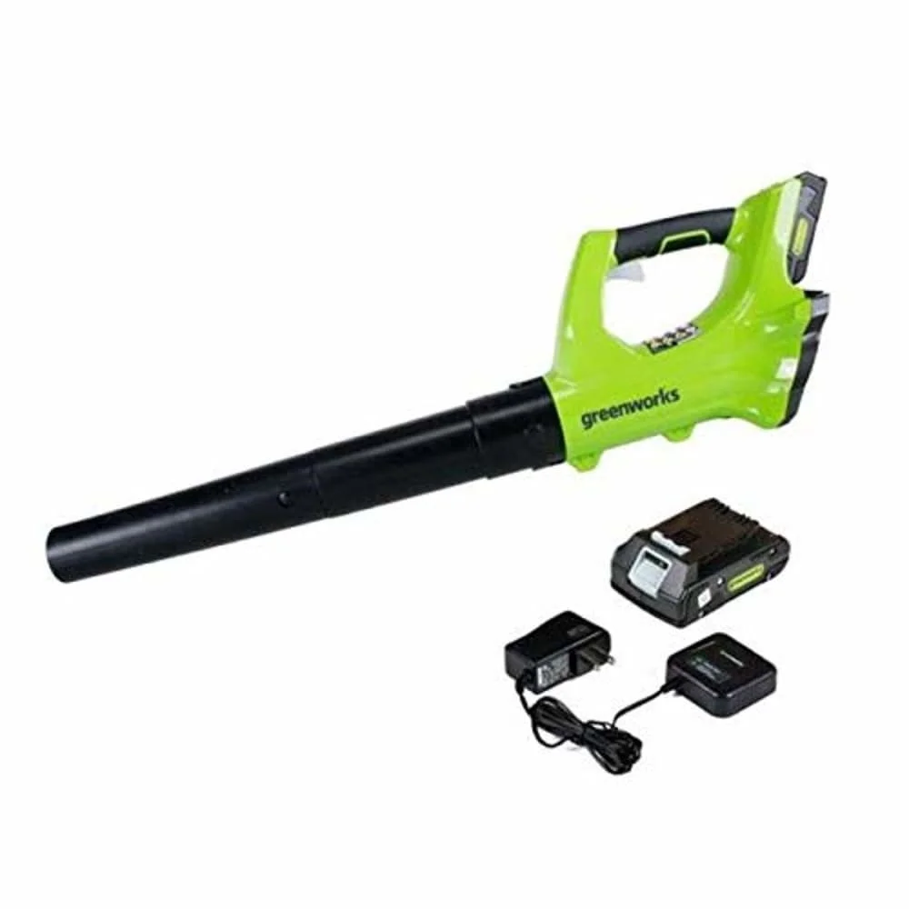 Greenworks 24V 100 MPH 330 CFM Cordless Axial Blower with 2.0Ah Battery and Charger