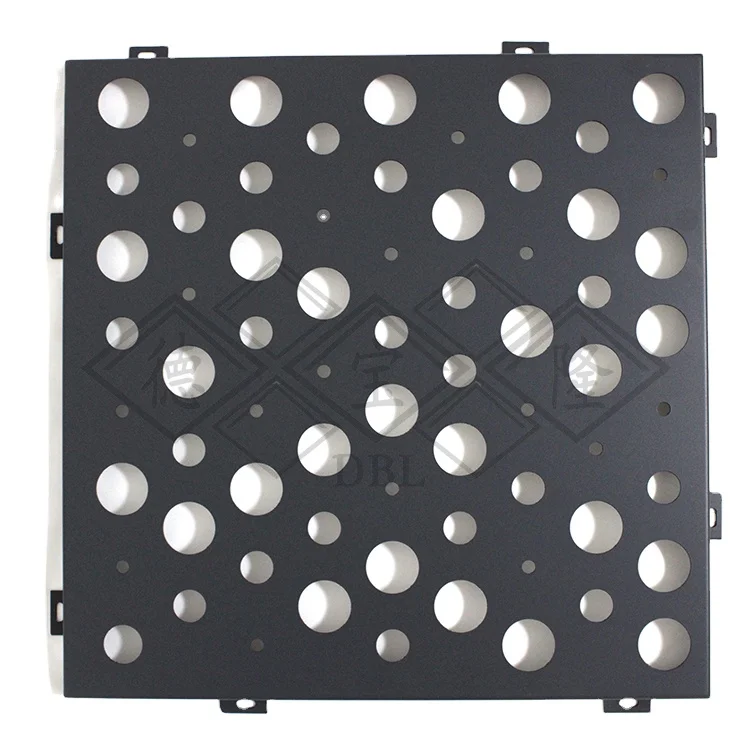 attractive design perforated aluminum wall cladding