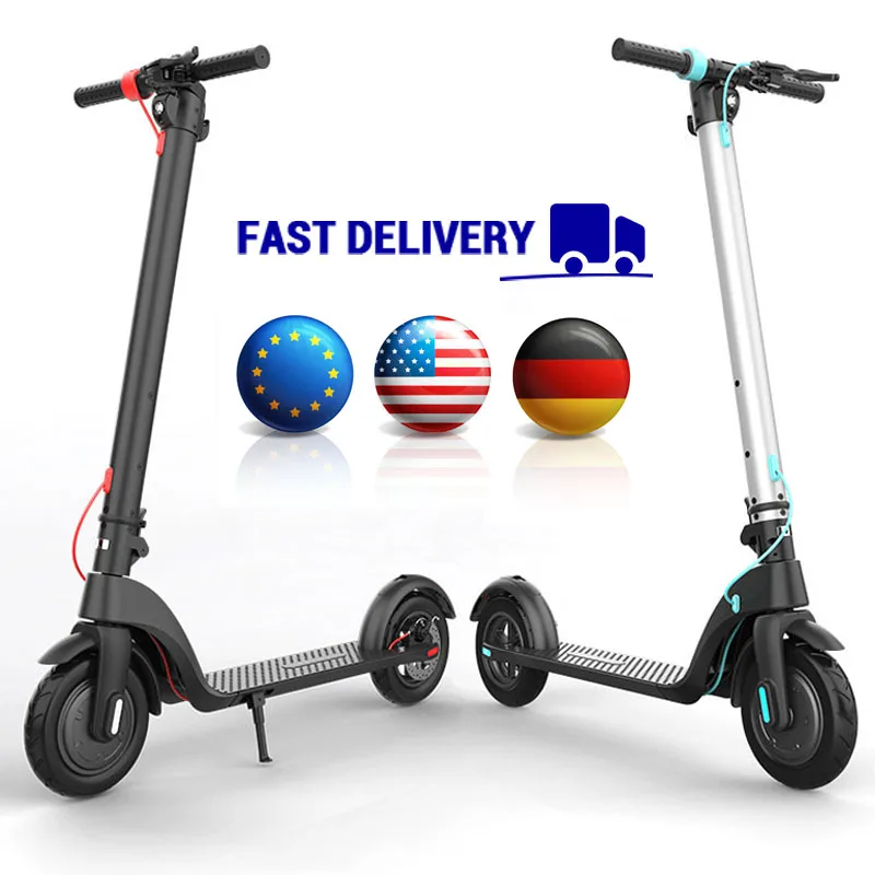 EU warehouse recyclable X7 folding kick foot two wheel e scoter cheap price 45 kmh foldable electric scooter with seat for adult