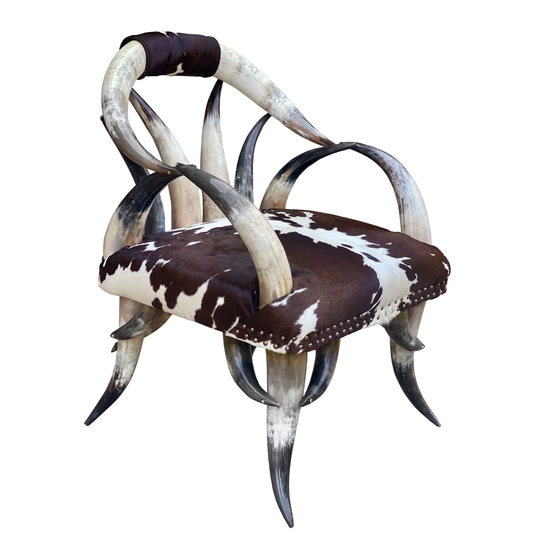 Ox Horn Chair Comfortable Cow Ox Horn Chair Designable and Antic Strong Natural Polished Cow Ox Horn Chair Indian Hand Crafted