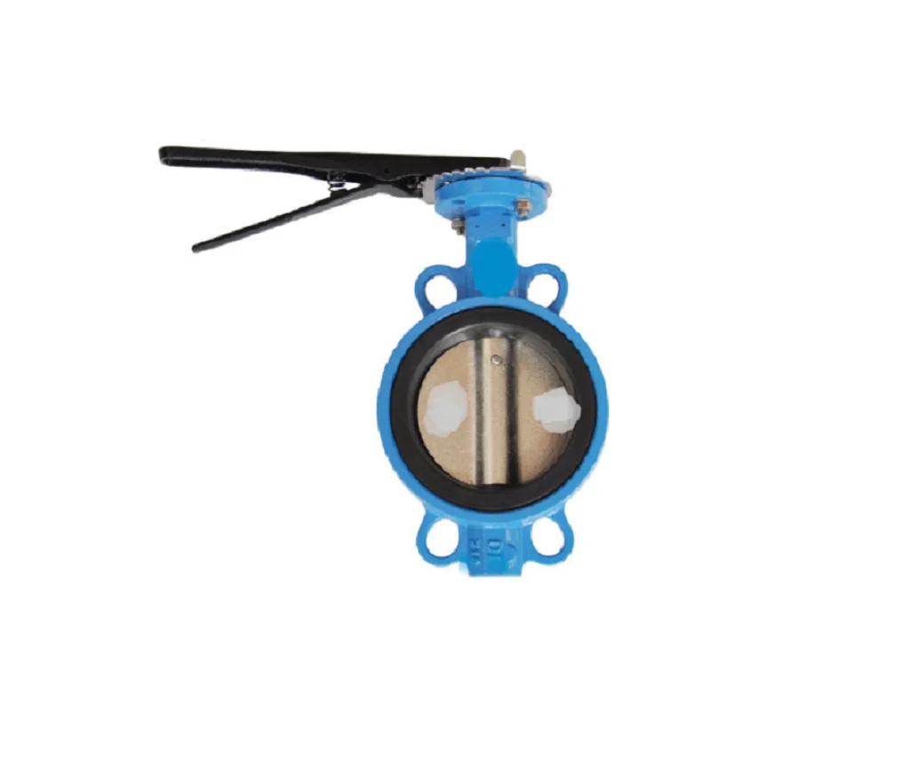 Professional Manufacturer Cast Iron EPDM Molding Wafer Type Butterfly Valve For Hot and Cold Domestic Water
