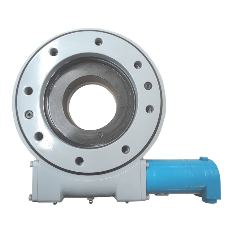 7 inch Single Axis Enclosed worm gear Slewing Drive SE7 With Hydraulic Motor For Boom lift