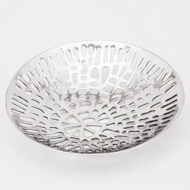 Silver Metal Silver Colored Designing Ware Fancy Latest Stylish Ware Serving Bowls