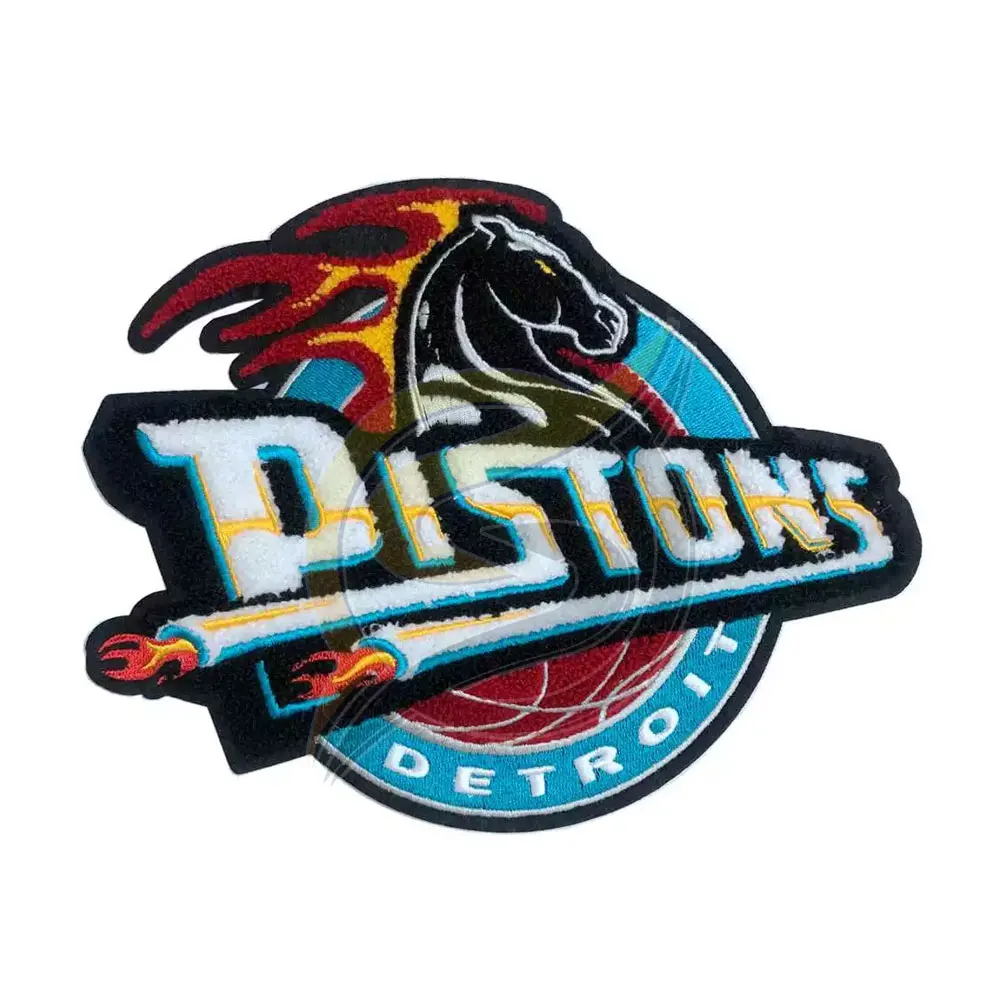 Wholesale Chenille Patches Colorful Chenille Embroidered Patches For Clothing Custom Logo High Quality Embroidered Patches