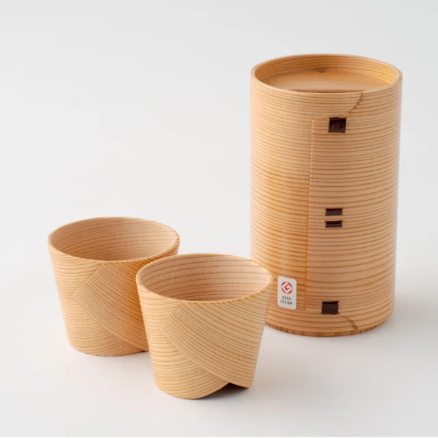 Sake Cup Wood Japanese Style dinnerware Handmade Wooden Rice Wine Glass Home Bar Drinkware