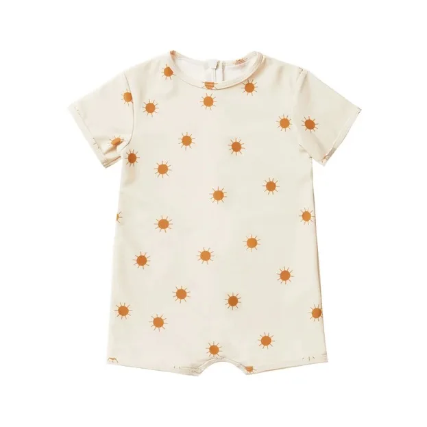 RC swimsuit boys vacation beach long-sleeved split swimsuit suit for children beach shorts one-piece swimsuit