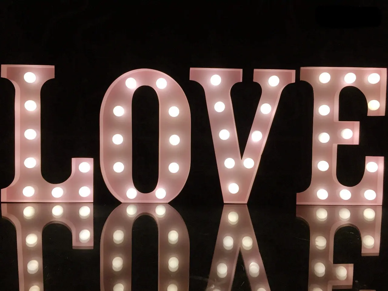 Свадебное украшение для сцены гигантский акриловый светодиодный знак надпись LOVE Светильники свадебного