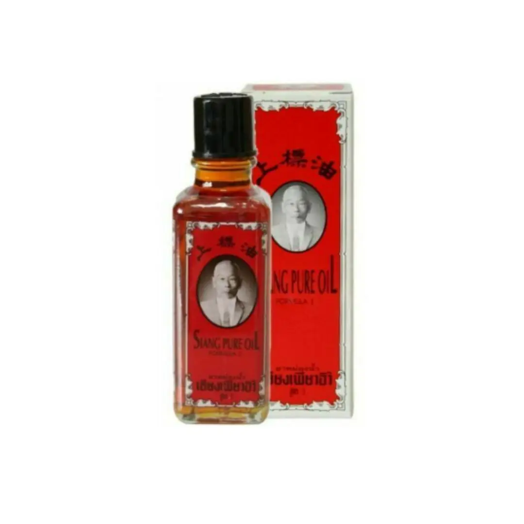 Siang Pure Oil Original Formula 2 Peppermint Menthol Relieve Dizziness 25cc