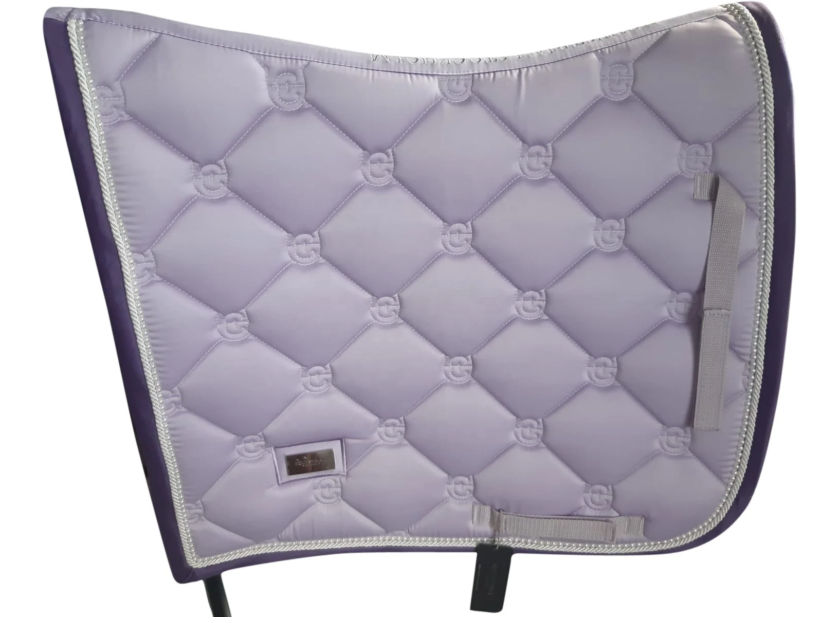 Коврик для седла лошади из атласной ткани с красивой вышивкой