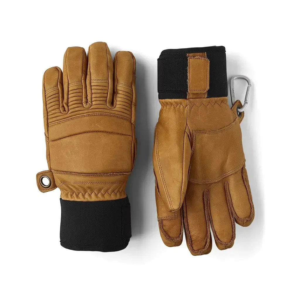 High Quality Winter Warm Gloves With Long Cuff Mitten Professional Cowhide Leather Gloves For Skiing Skating
