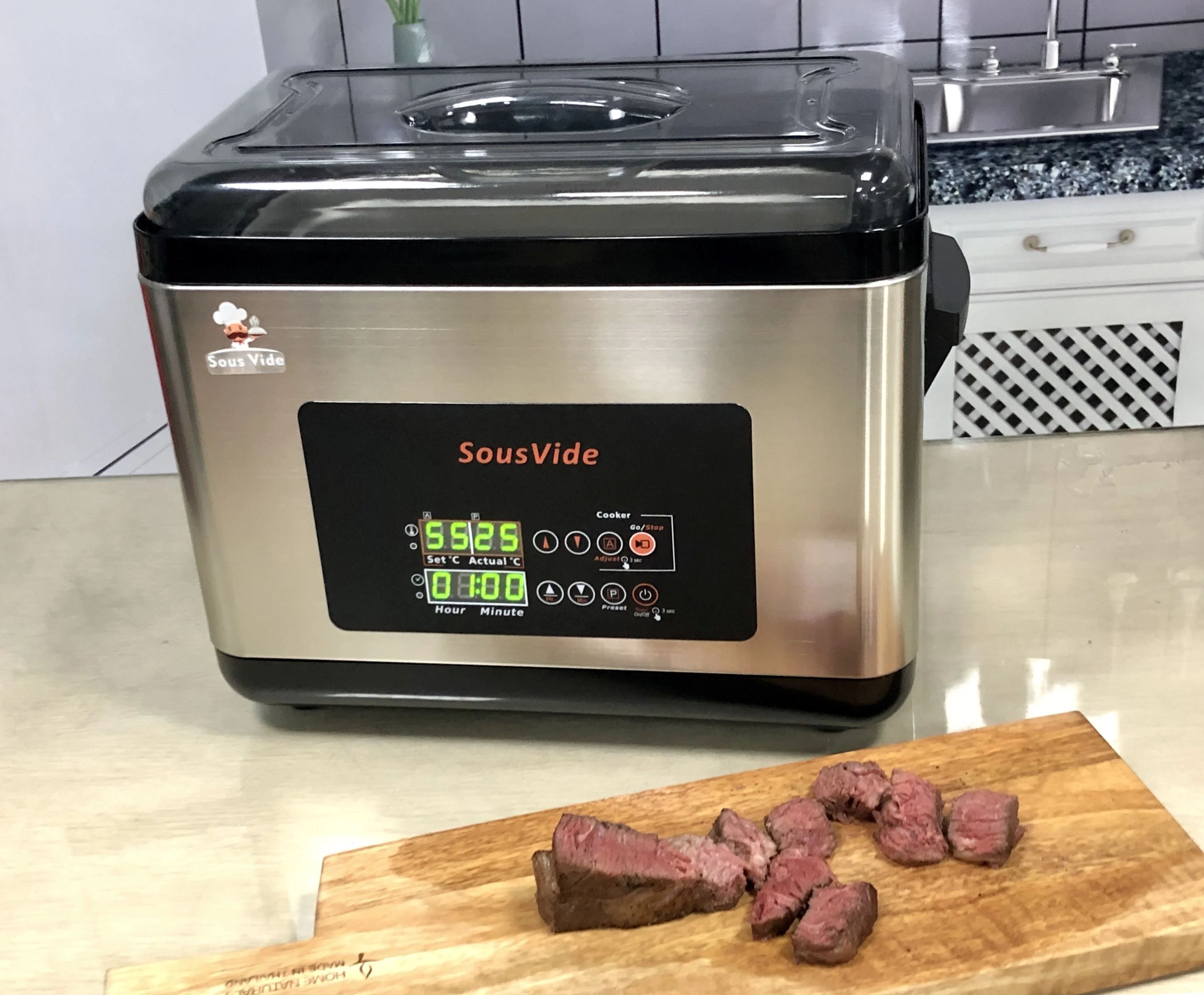 Slow cook container all area Even and Precise heated durable using easy operation easy clean 6L premium outlook Sous Vide cooker