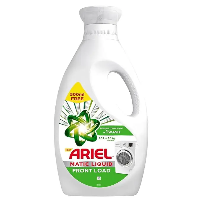 Ariel Matic Liquid Detergent Front Load 2 Litre + 500ml Free