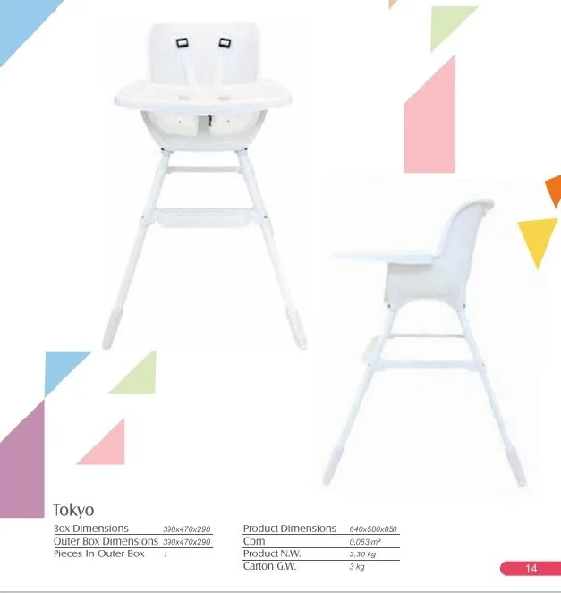 Cheap OEM Plastic Chair Baby High Chair OEM Style Packing MILK Modern PCS Plastic Color Feature High Chair Baby Feeding