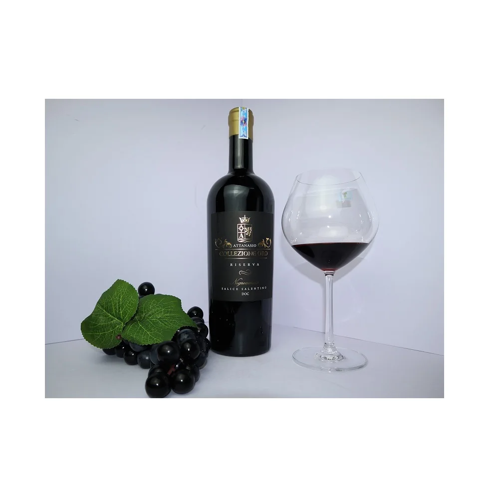 High quality flavor table dinning 15% content dry best wines taste Attanasio Colleczion Oro Riserva - DOC from Italy