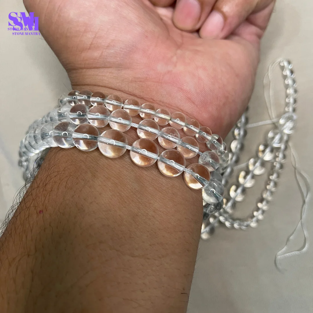 Natural Clear Quartz AAA 8mm Beads Strand 44-48 Pcs per Line Wholesale Gemstone Beads Healing Crystal Supplier