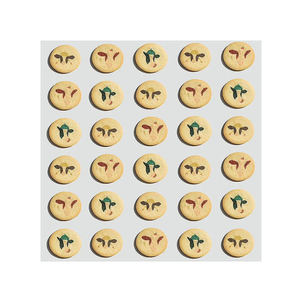 Hot Selling Korean Snack Gift Set KOREA JEJU MORNING SMILES FARM MILK COOKIES Sweet and Savory Luxury Cookies