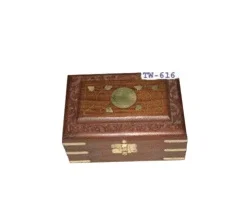 Custom gift packaging with logo wooden jewelry box for brand jewelry gift box